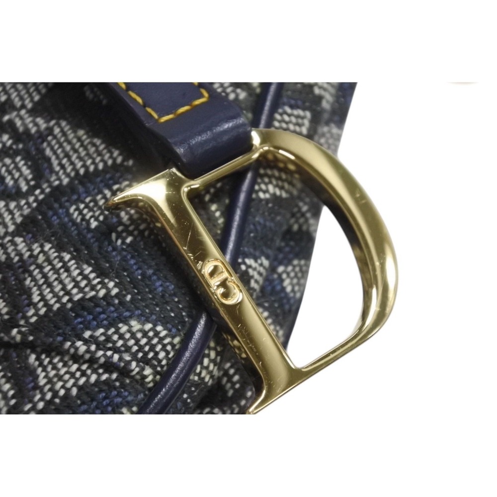 Dior Trotter Christian Bag Blue Saddle Navy - Picture 5 of 10